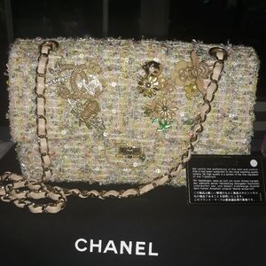 CHANEL 2.55 Line ladybird Double Chain Shoulder Ba